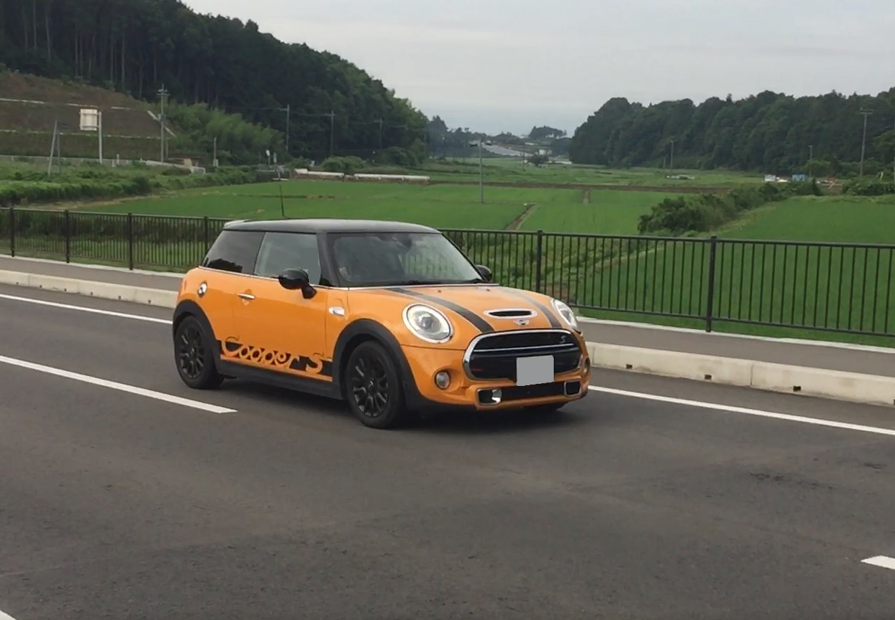 MINI F56 Type Hackenbacker Side View  With Cooper S Decal